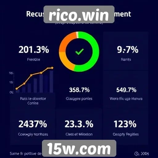 Estatísticas de usuários e crescimento do rico.win